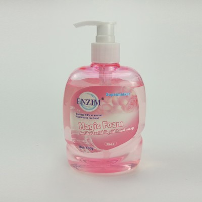 Wholesale factory supply antibacterial scent liquid hand soap with customized logo